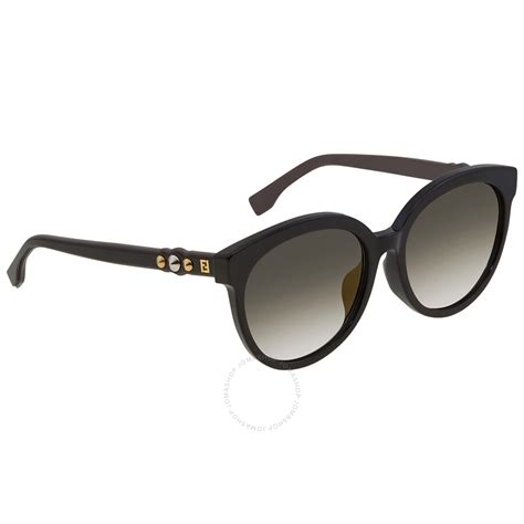 Fendi Gradient Oval Ladies Sunglasses FF 0268/F/S807FQ57